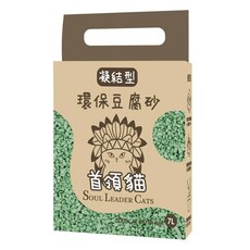 SOUL LEADER CATS 首領貓 豆腐砂 破碎型, 1包, 7L, 綠茶