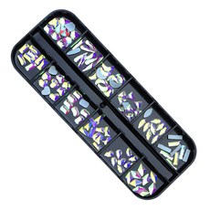 메이브라운 오로라네일 디자인믹스 네일스톤, 1개, 오로라화이트