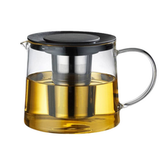 Homesome耐熱玻璃茶壺茶壺, 600ml, 1個, 混色