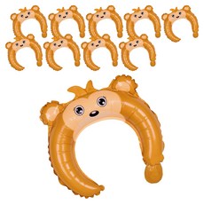 와우파티코리아 풍선 머리띠, 원숭이, 10개