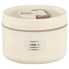 LUNCHBOX 不銹鋼保溫餐盒便當盒, 白色, 1個