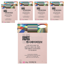 두성 OA팬시페이퍼점보 인쇄 용지 80g 연분홍색, A4, 600개