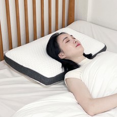 DAILYSHARE 頂級記憶棉頸椎枕, 灰色, 1個