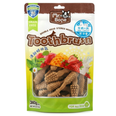 Mr.Bone 多效潔牙骨 M 狗適用, 牛奶 + 鈣, 360g, 1包