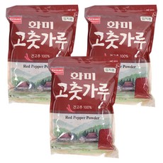 화미 고춧가루 김치용, 1kg, 3개
