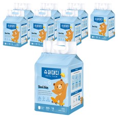 슈퍼대디 리얼씬 팬티형 기저귀 남여공용, 빅형(Big), 144매