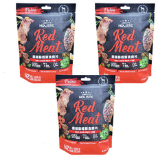 ABSOLUTE HOLISTIC 全齡犬 鮮食肉片, 放牧牛 + 放牧鹿 + 綠貽貝 + 牛磺酸, 100g, 3包
