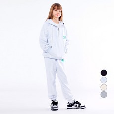 고스트리퍼블릭 아동용 클럽 아이비 오버핏 지퍼 후드 트레이닝상하의 세트 JTS-J47441