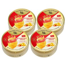 Cavendish & Harvey 卡恩迪許 草莓夾心檸檬風味糖, 4盒, 175g