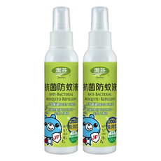Jie Fen 潔芬生活 艾草檸檬香茅抗菌防蚊液, 2瓶, 120ml