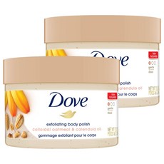 Dove 多芬 去角質磨砂膏 燕麥＆金盞花油香, 2個, 298g