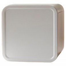 comet 盒裝紙巾與捲筒紙巾共用收納盒 13.8 x 13.8 x 14cm, 白色, 1個