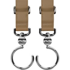 마니또 스타일러 스핀 유모차 걸이, 블랙펄 브라운, 2개