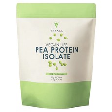 TRYALL 分離豌豆蛋白, 1kg, 1袋