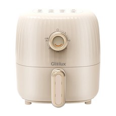 Glolux mini Q 氣炸鍋, 2L容量, 900W, 12種預設時間設定, 旋鈕設計, AF2100, 奶茶色