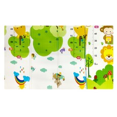 巧巧 摺疊收納爬行墊, Multicolor, 1入