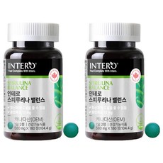 Intero 螺旋藻平衡 104.4g, 2罐