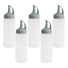 M醬料瓶 灰色, 5個, 175ml