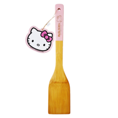 Sanrio 三麗鷗 Hello Kitty 凱蒂貓 孟宗竹煎鏟, 天然材質, 不傷鍋具, 料理用具, KB-6201KT, 1支