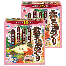 바스로망 온천기행 4계절 노천 입욕제 15p, 450g, 2개