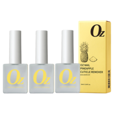 오즈네일 파인애플 큐티클 리무버, 10ml, 3개