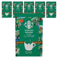 STARBUCKS 星巴克 濾掛式家常咖啡, 9g, 5包, 6盒