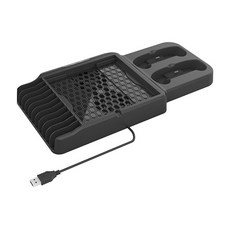 KjH LOTUS 副廠 XBOX Series X/S 散熱底座 遙控手把座充 碟架, 6016281598216, 黑色, 1個