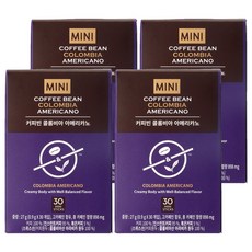 The Coffee Bean 哥倫比亞即溶美式咖啡隨身包, 0.9g, 30條, 4盒