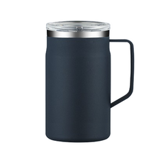 젤루뚝 워터하마 스테인리스 데스크 머그컵 텀블러 650ml, 헤이즈블루, 1개