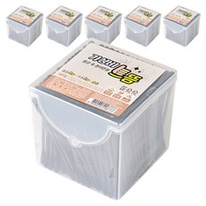 가성비 으뜸 다용도 멸균 흑 종이면봉, 300개입, 6개