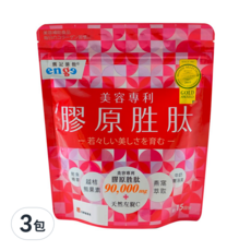 enge 鷹記維他 膠原胜肽 90,000mg, 含維生素C, 120g, 3包
