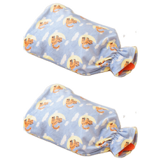 무직타이거 보온 물주머니 293g 스카이블루, 2개