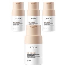 아누아 라이스 브라이트닝 효소 클렌징 파우더, 4개, 40g