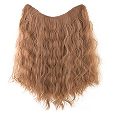 하이유니 히피 펌 반가발 35cm, 라이트브라운, 1개