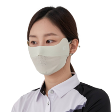 비안 UV차단 스포츠 마스크, 그린, 1개