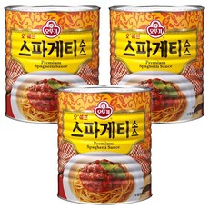 오뚜기 오쉐프 스파게티 소스, 3kg, 3개