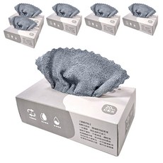 超細纖維抽取式抹布 22x22cm 幻影灰 清潔抹布, 20條, 6盒