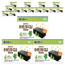 베베쿡 처음 먹는 어린이김, 15g, 18개, 오리지널