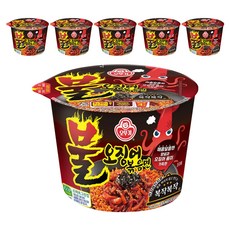 오뚜기 불오징어 볶음면 용기 110g, 6개