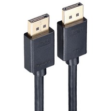 PX 大通 DisplayPort 1.2版影音傳輸線 4K 超高清 240/165Hz超流暢 30AWG極細線, 3m, 黑色, 1條