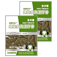 Chewy Time 健康時刻 長型螺旋多效潔牙骨, 葉綠素 + 雞肉, 135g, 2包