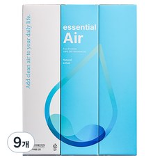 지리에어 산소캔 프리미엄 청정공기 대용량 휴대용 공기캔 에센셜에어 645ml, 9개