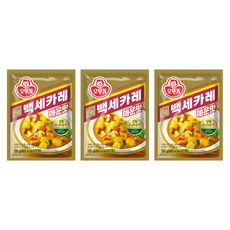 오뚜기 백세카레 매운맛, 100g, 3개