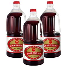 萬家香 金露醬油 100%純天然釀造, 1.5L, 3瓶