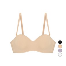 꼰에야 볼륨 핏업 오프숄더 브라