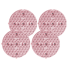 三次方 超慢跑指壓板 35cm, 4個, 粉色