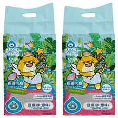 臭味滾 ODOUT 極細顆粒抗臭豆腐貓砂 1.5mm, 原味, 2.8kg, 2袋