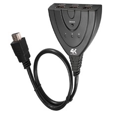Alanview HDMI 4K2K三進一出切換器 v1.4 帶HDMI輸出線 VK301Z, 1個
