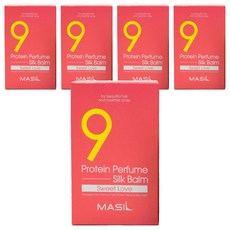 MASIL 9肽護髮香氛護髮素 染燙版 Protein Perfume Silk Balm, 180ml, 5盒