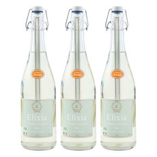 elixia 檸檬氣泡水 橙花風味, 3瓶, 750ml